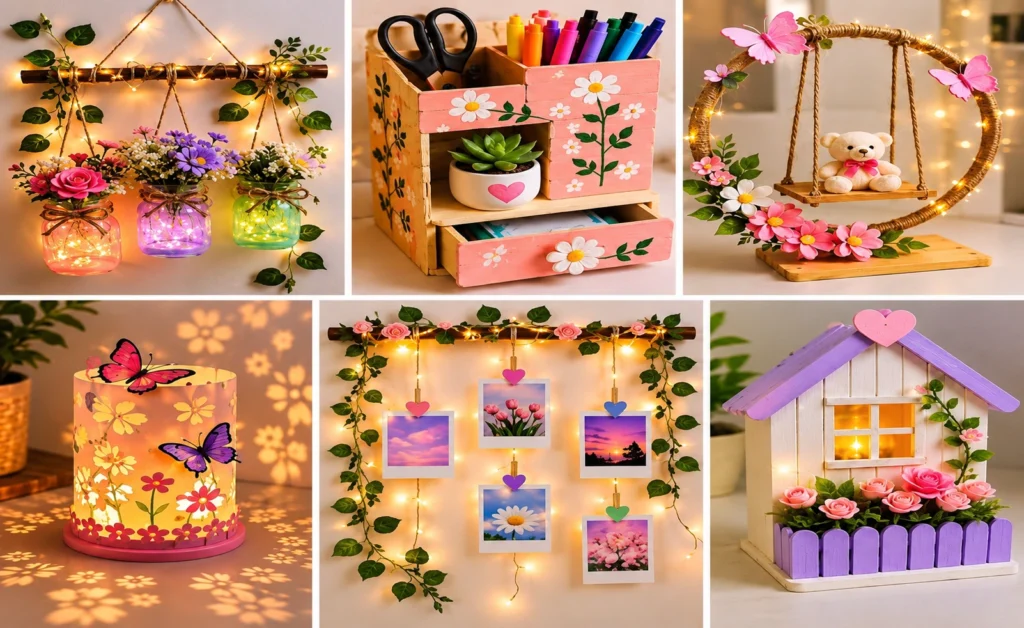Using handmade items is the best idea to decorate your home.
